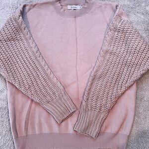 Anrabess tan Knit Sweater for Women